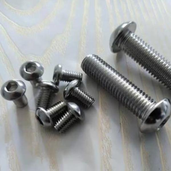 NXF ASTM UNS S31653 316LN/00Cr17Ni13Mo2N/s31653 M3-M6 Length6-30MM Stainless Steel 316LN Hex Socket Flat Round Head Screw