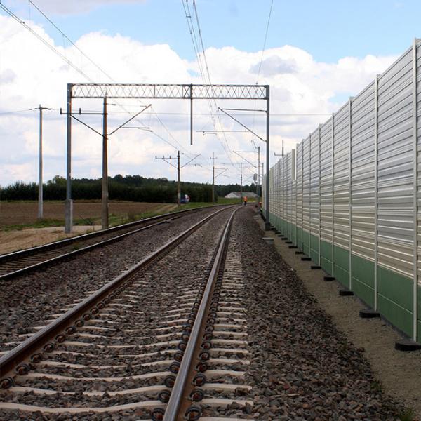 Noise Barrier Fence Perforated Aluminum Acoustic Panels For Highway