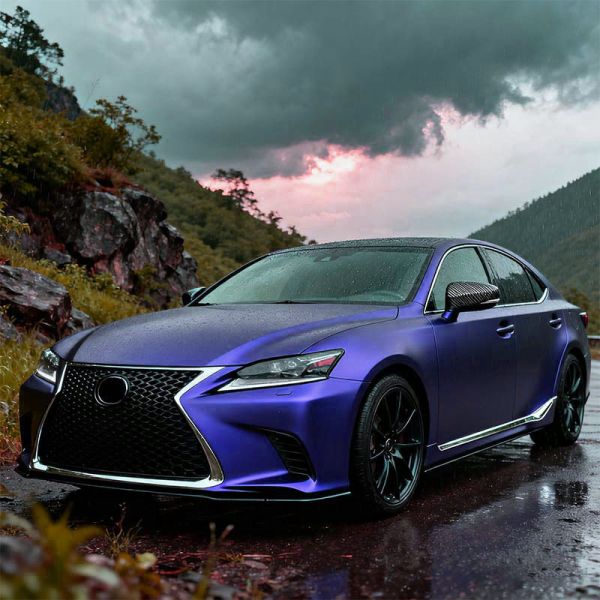 Envoltura de coche púrpura perlado OEM / ODM, envoltura de coche de metal impermeable HYM1095