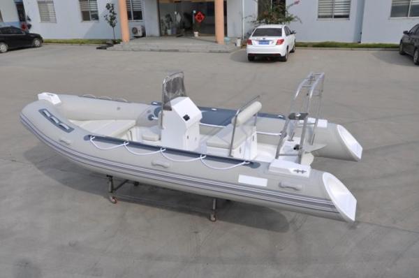 Orca Hypalon Tender Small Rib Boat Dark Blue Chemical Resistance With 316 SS Light Arch
