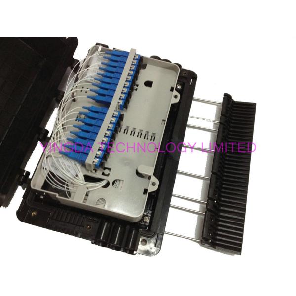 Selagem mecânica do cerco FTTH GPON da fibra ótica da montagem da parede com adaptadores do SC