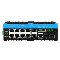 10/100/1000Mbps 管理された産業用POEファイバースイッチ 2 ファイバー10 RJ45 ギガビットネットワークスイッチ