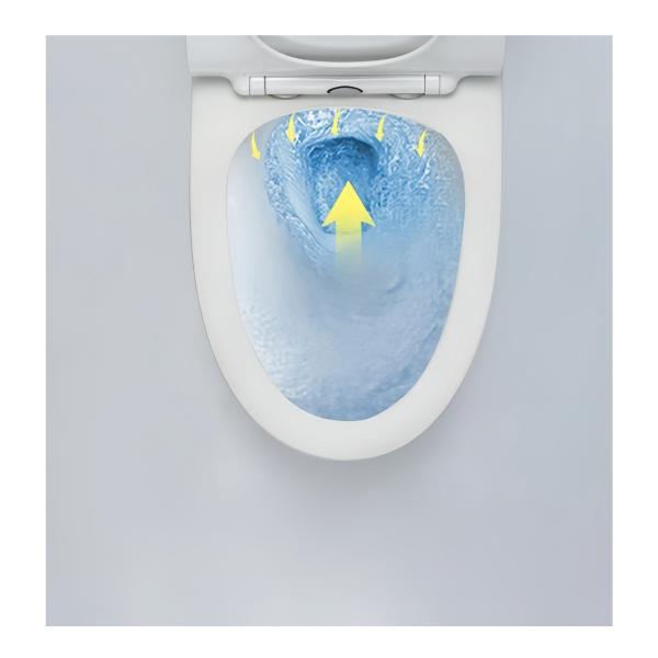 Traditional Design Style Modern Ceramic Toilet WC Floor Mounted Siphonic One Piece Toilet