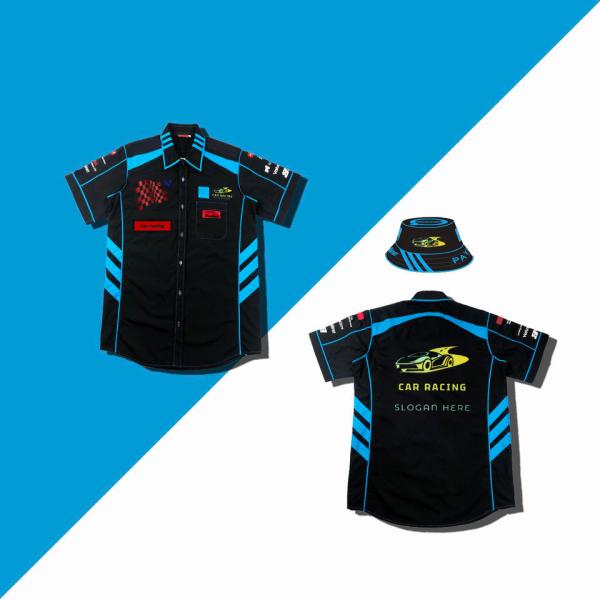 XS-5XL オーダーメイド ロゴデザイン プロの 透気乗用衣装 ポリエステルTシャツ