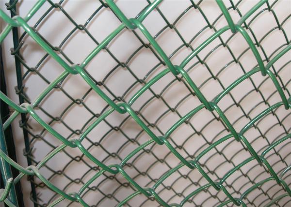 Professional Chain Link Fence cyclone wire fence roll 1.22m x 25m standard roll color green