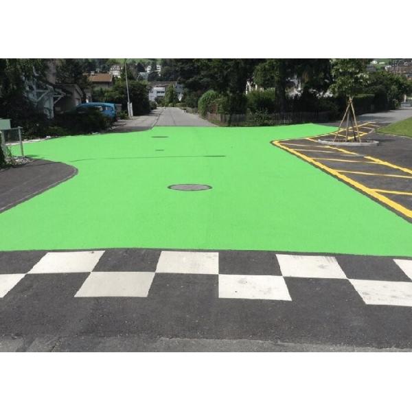 15% de perles de verre pré-mélangées Peinture de marquage routier à fonder à chaud pour réduire les accidents de la route