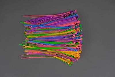 Laços de nylon resistentes uv brancos do fecho de correr 10 comprimento da série 250mm/9.8Inch