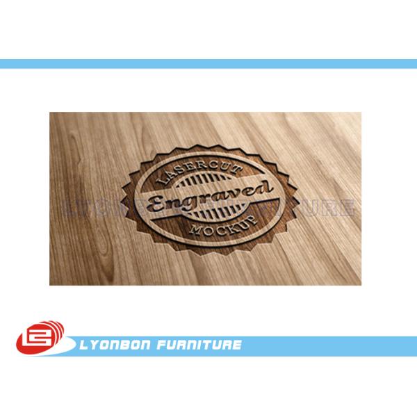 Логос гравировки CNC прочного дисплея деревянный/деревянный знак ярлыка для выставки