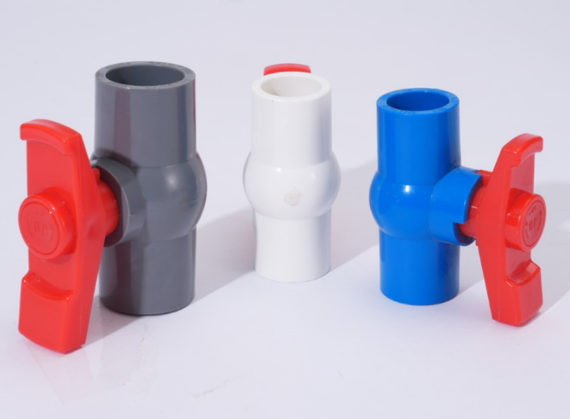 PVC Plastic Ball Valve for Water Pipeline Partition Management