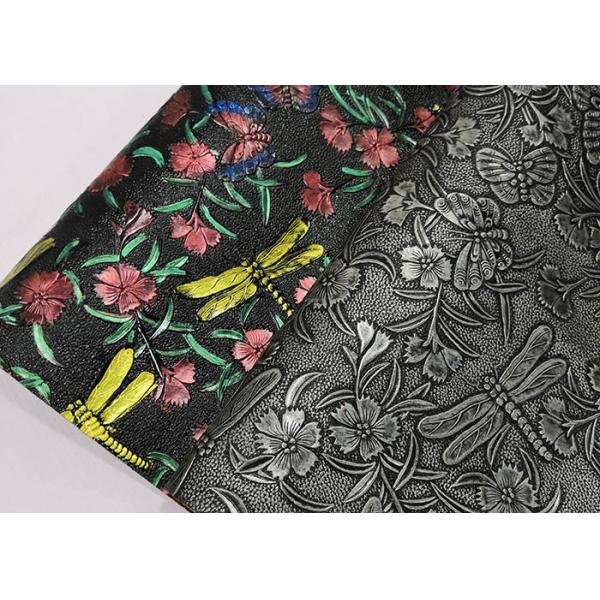 Цвета профессиональной ткани кожи ПВК моды Бреатабле различные самонаводят ткань