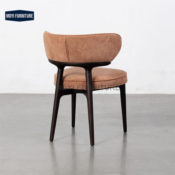 Modern Dinner Chair Nordic Italian Solid Wood Dining Chair Contemporary Cream Style Light Luxury Lamb Chair Home Furniture