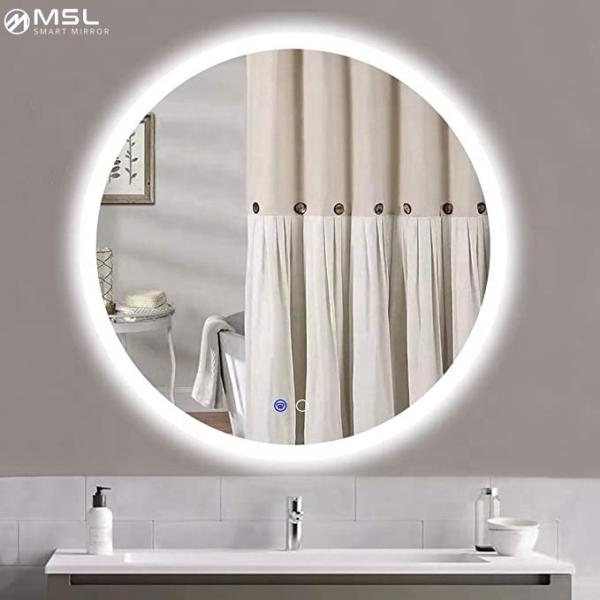 5mm Lighted Bathroom Makeup Mirror Magnifying Illuminated Bathroom Vanity Mirror Customized