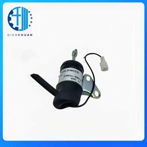 16851-60010 Éteindre le solénoïde de carburant 12V Pour Kubota B7410D BX1500D BX1800D RTV900T