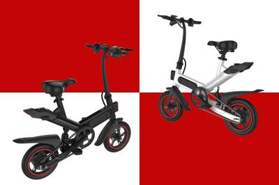 Pure Electric Collapsible Road Bike 120kgs Load , Electric Assist Bike Adjustable Seat Height