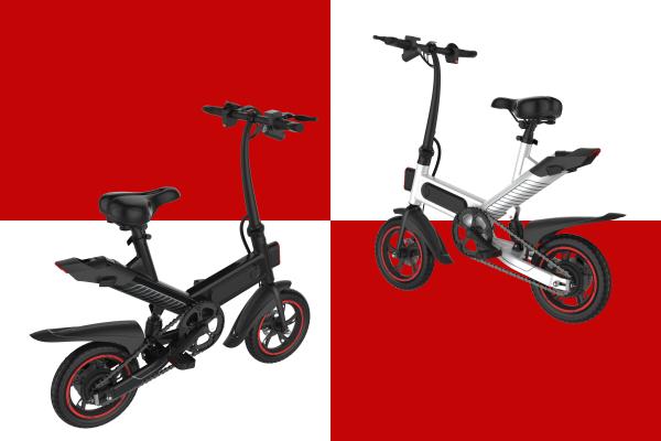 Pure Electric Collapsible Road Bike 120kgs Load , Electric Assist Bike Adjustable Seat Height