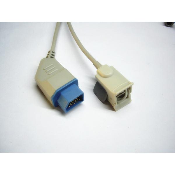 Nihon Kohden TL-201T Soft Rubber Reusable Spo2 Sensor With Rect 14Pin Connector