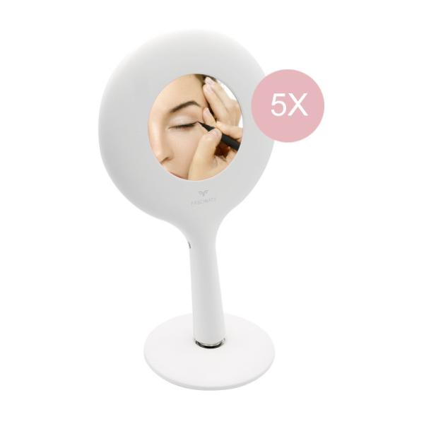 2600mAh Battery tricolor 3500k 5x HD LED Magnifying Mirror