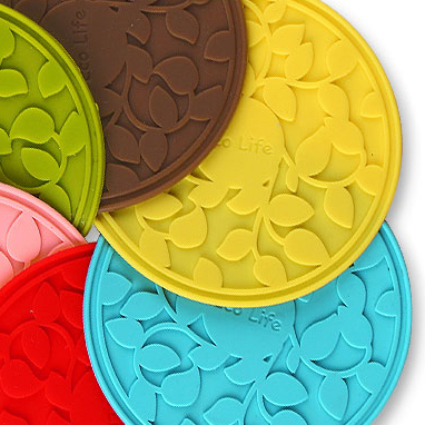 OEM FDA/LFGB Silicone Kitchen ware Heat-resistant Silicone mat silicone cosaster SM-007