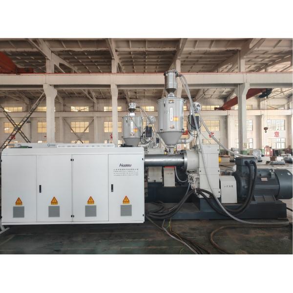 Siemens Inverter Double Wall Corrugated Pipe Extrusion Line With Hardness Of Barrel HV 940 And 38crmoaia Screw