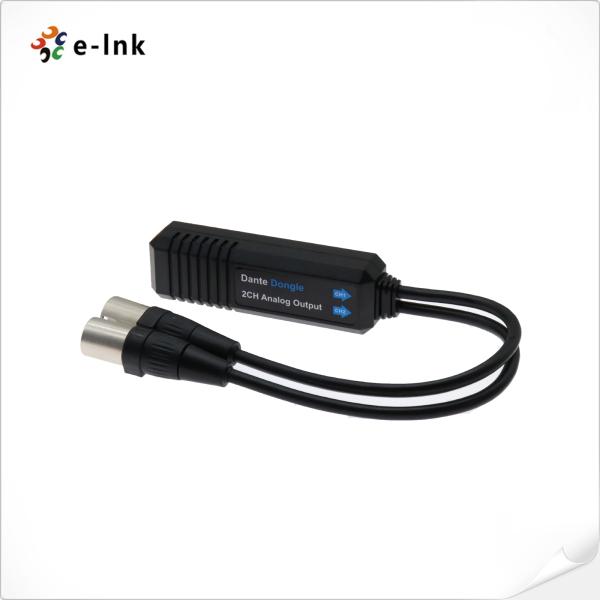 Dante 2Ch convertisseur de dongle de sortie analogique