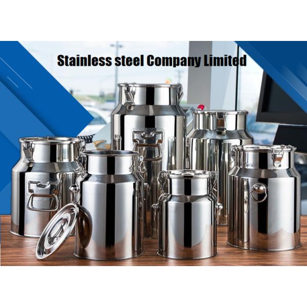 Mini  7 Litres Reusable food containers Silver colour Stainless Steel milk can