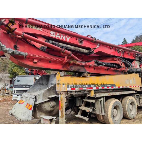 2012 Sany Heavy Industry SY5310THB40B 46E Used Concrete Pump Truck 46 Meter