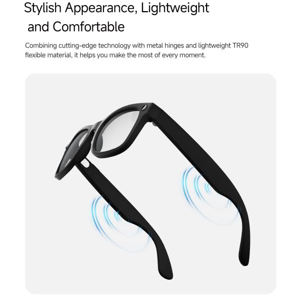 8MP MT5 Ultra Al Smart Recording Glasses With Charging Case 2026