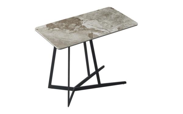 Foshan Furniture Rectangle Ceramic Marble Top Coffee Table Modern Living Room Furniture End Table