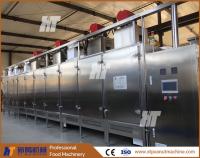 Máquina de torrefação de nozes SUS304 de grau alimentício Máquina comercial contínua de torrefação de amendoim