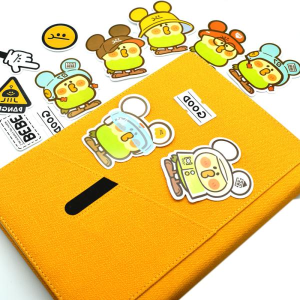 UV Proof Die Cut Printed Cartoon PVC Vinyl Stickers