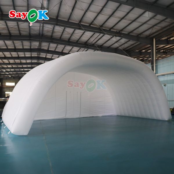 Weather-resistant Inflatable Stage Cover White Air Tent for Outdoor Concerts and Shows