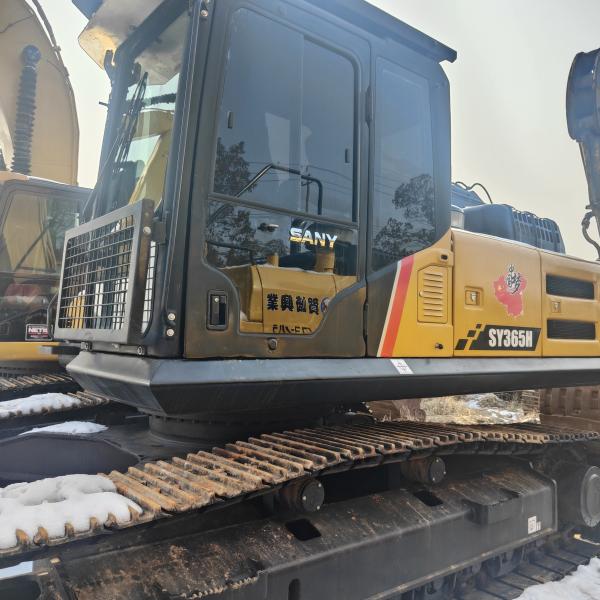 Excavadora SANY 365H original usada com motor ISUZU 35000kg