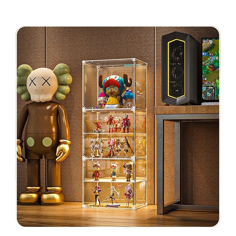 Regular Size Acrylic Action Figures Display Case for Model Cars and Figures Acrylic