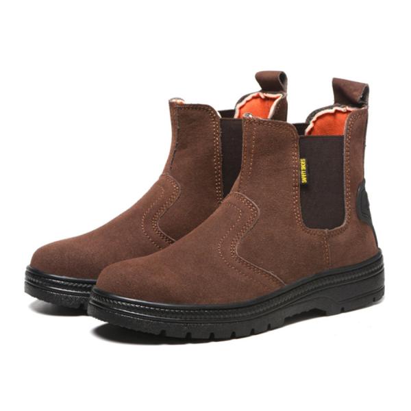 Ломать ботинка безопасности крышки пальца ноги сварщиков электрической сварки кожаный стальной анти- износоустойчивый делает водостойким