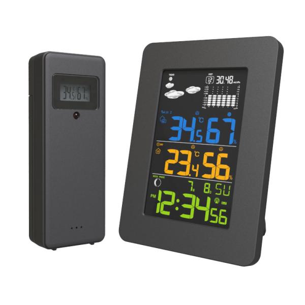 Station de prévision météorologique sans fil extérieure intérieure Capteurs de station météorologique compacts