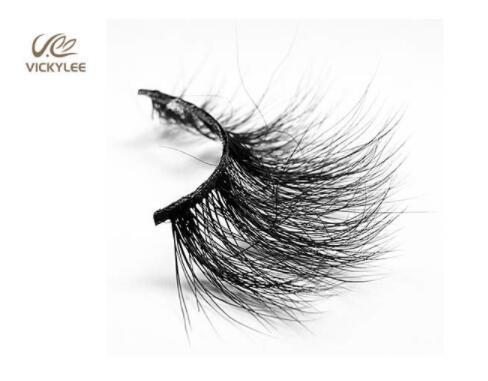 100% Handmade Fan Shaped 6D Russian Lashes Mink Hairs Cotton Stalk