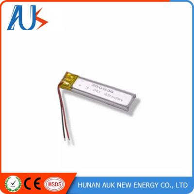 3.7V 40mAh Bateria LiPo Bolsa Li Polymer Cell Potente Para Dispositivo Usável