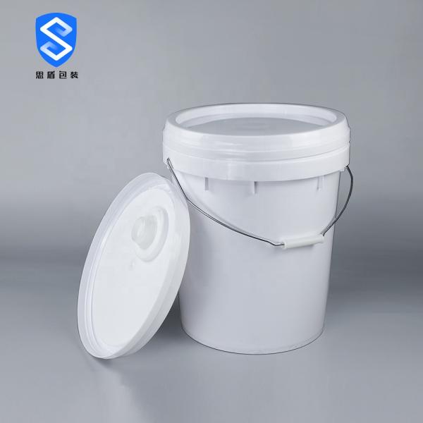 Reusable 2.0mm 20 Litre Paint Bucket With Lids BPA Free