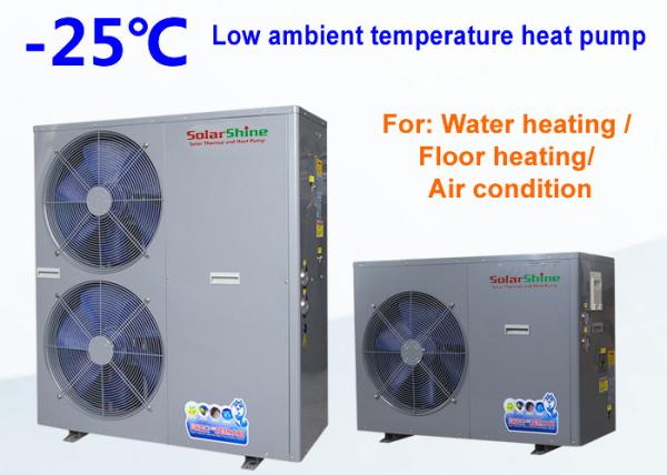 4.5 - 20 KW Low Ambient Temperature Heat Pump Freestanding Installation