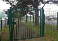 Casa Jardim Modelo 3D Portão de Ferro Decoração de Jardim Galvanizado 32x32mm trilho