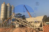 Planta de tratamento por lotes concreta do cimento móvel/planta de tratamento por lotes concreta concreta do peso Hzs50 de /Heavy da planta da mistura do grupo