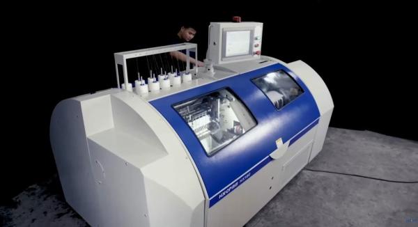 HX180 Compact Automatic Book Sewing Machine Loading Unloading Station 1 Meter Apart Only