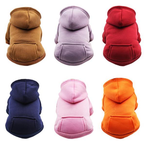 100% Cotton Small Dog Hoodie Classic Carrying Custom Dog Hoodies