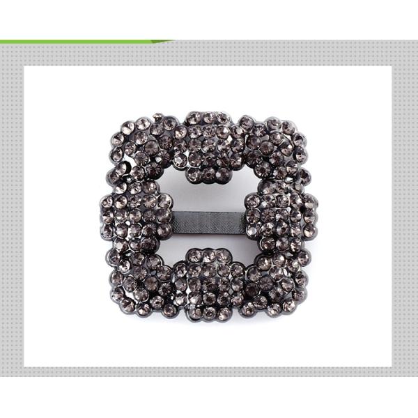 New Style 35mm Crystal Shoe Buckles Vintage Style For Shoes / Bags / Clothes