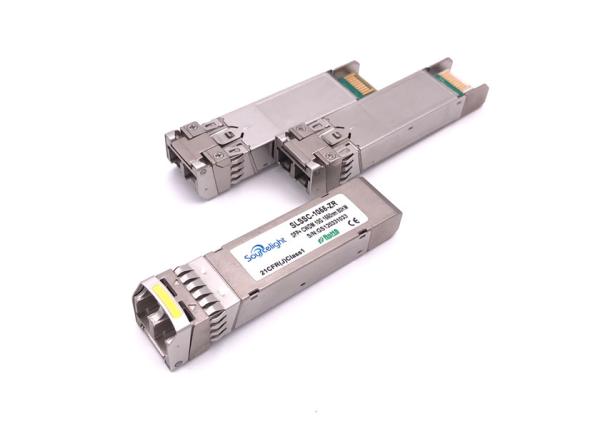 1470nm - 1610nm Fiber Optic Transceiver Module  10gbase Cwdm Sfp+ 80km Distance