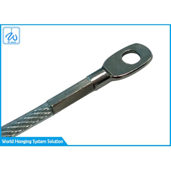 Гальванизированная покрытая веревочка стального провода бросает 4mm с проштемпелеванной отверстией