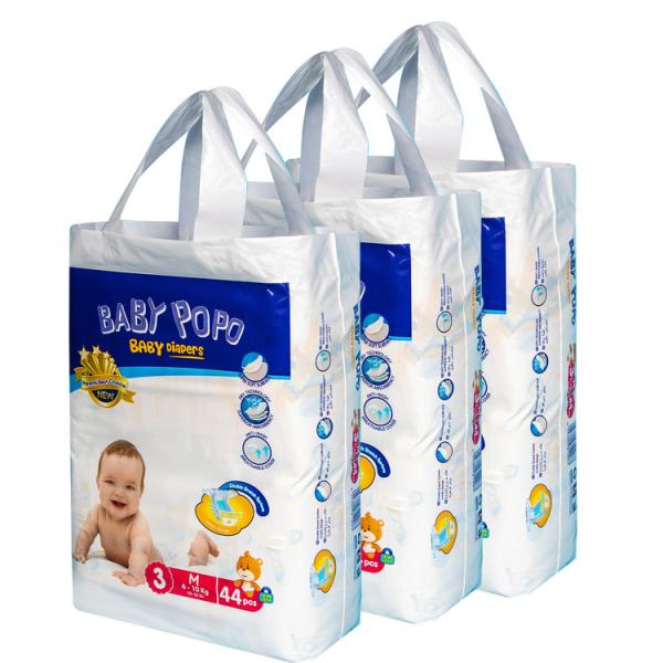 Blue ADL Newborn Baby Diapers Large Size 	520*320mm Breathable Absorption