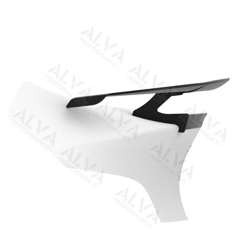 Model Y RWD Long Range Dry Carbon Fiber Single Deck Rear GT Wing Spoiler ALVA MiW Design Fitment Excellent Tesla 2019