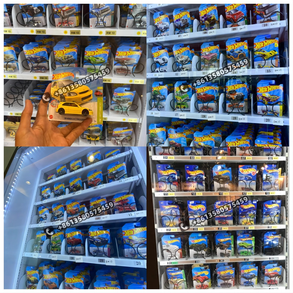 Smart LED Illuminated Toy Car Dispenser Vending Machine with Custom Design