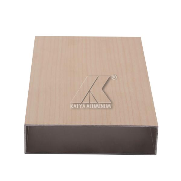 ISO Aluminum Window Extrusion Profiles / Aluminium Wood Grain Tube